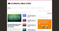 Desktop Screenshot of liturgicalbiblestudy.com